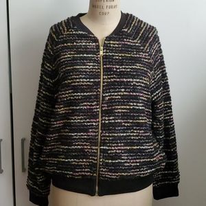 NWOT H&M glitter bomber jacket...sz M